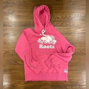 Roots pink hoodie